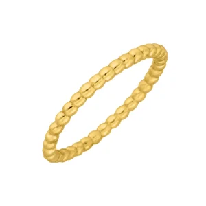 Ring Kugel, 18 Karat Gelbgold-LEAF Sale