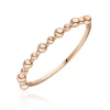 Ring Kugel, 14 Karat Rosegold-LEAF Sale