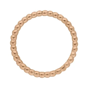 Ring Kugel, 18 Karat Rosegold-LEAF Fashion