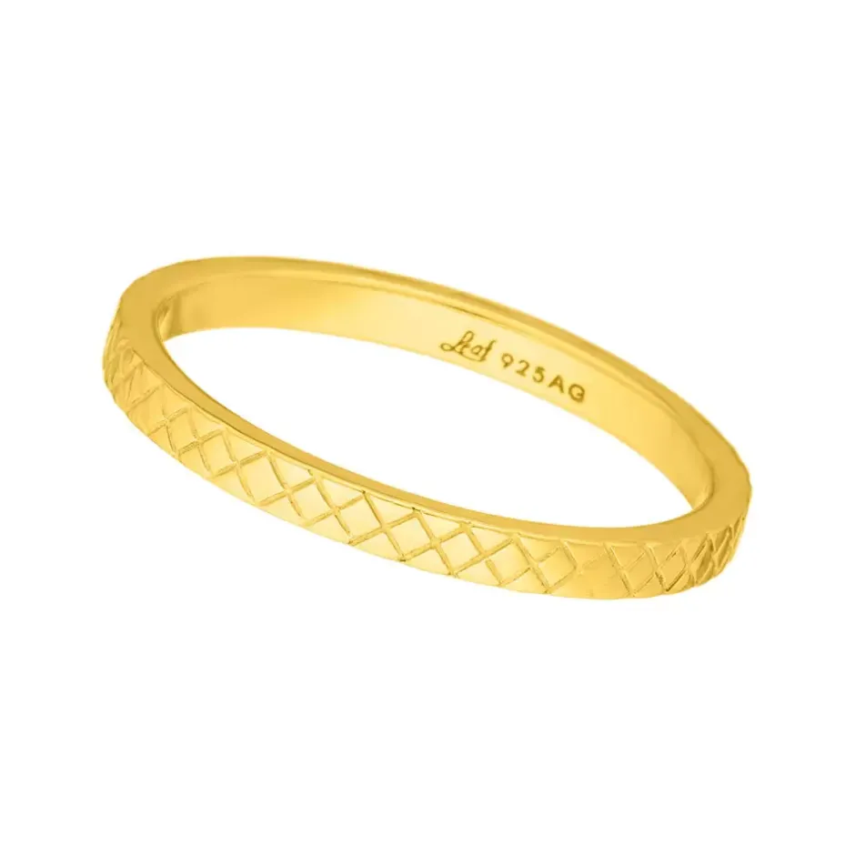 ring_plaid_matt__k_gelbgo_0.webp Ring Plaid, matt, 18 K Gelbgold vergoldet, Gr.50-LEAF New