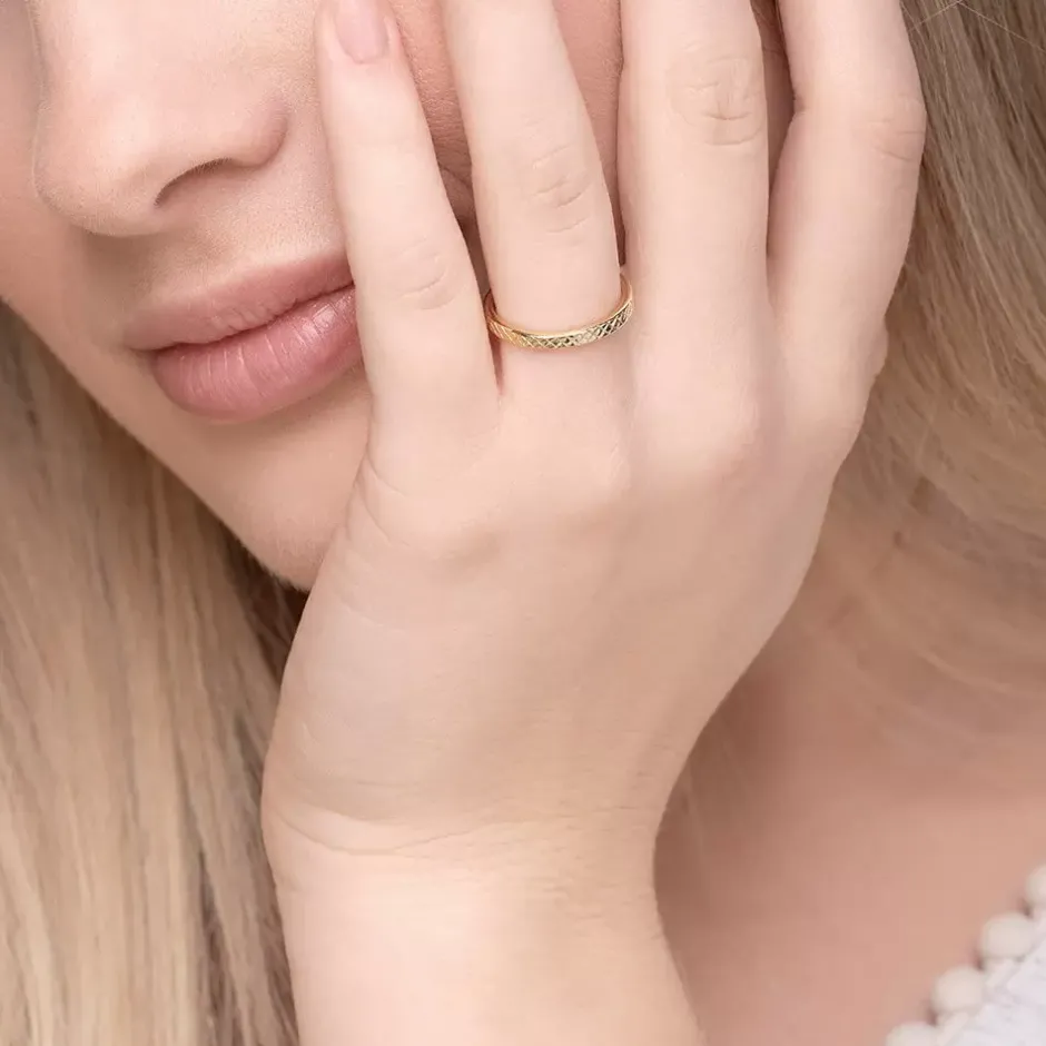 ring_plaid_matt__k_gelbgo_2.webp Ring Plaid, matt, 18 K Gelbgold vergoldet, Gr.50-LEAF New