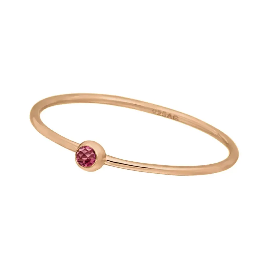ring_solitaire_ruby__k_ro_0.webp Ring Solitaire, Ruby, 18 K Rosegold vergoldet, Gr.50-LEAF Outlet