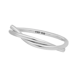 Ring "Tupe", 925 Sterlingsilber-LEAF Outlet