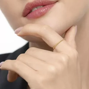 Ring Twist, 14 Karat Gelbgold-LEAF New
