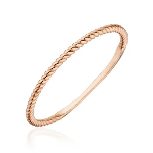 Ring Twist, 14 Karat Rosegold-LEAF Sale