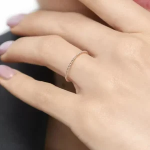 Ring Twist, 18 Karat Rosegold-LEAF Discount