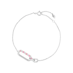 Silber Armkette, Neon Twist-LEAF Hot