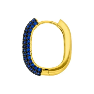 Silber Creole, PAVE , Gelbgold-LEAF Discount