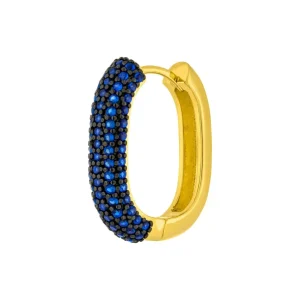 Silber Creole, PAVE , Gelbgold-LEAF Discount