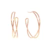Silber Creole, TUBE, Rosegold-LEAF Outlet