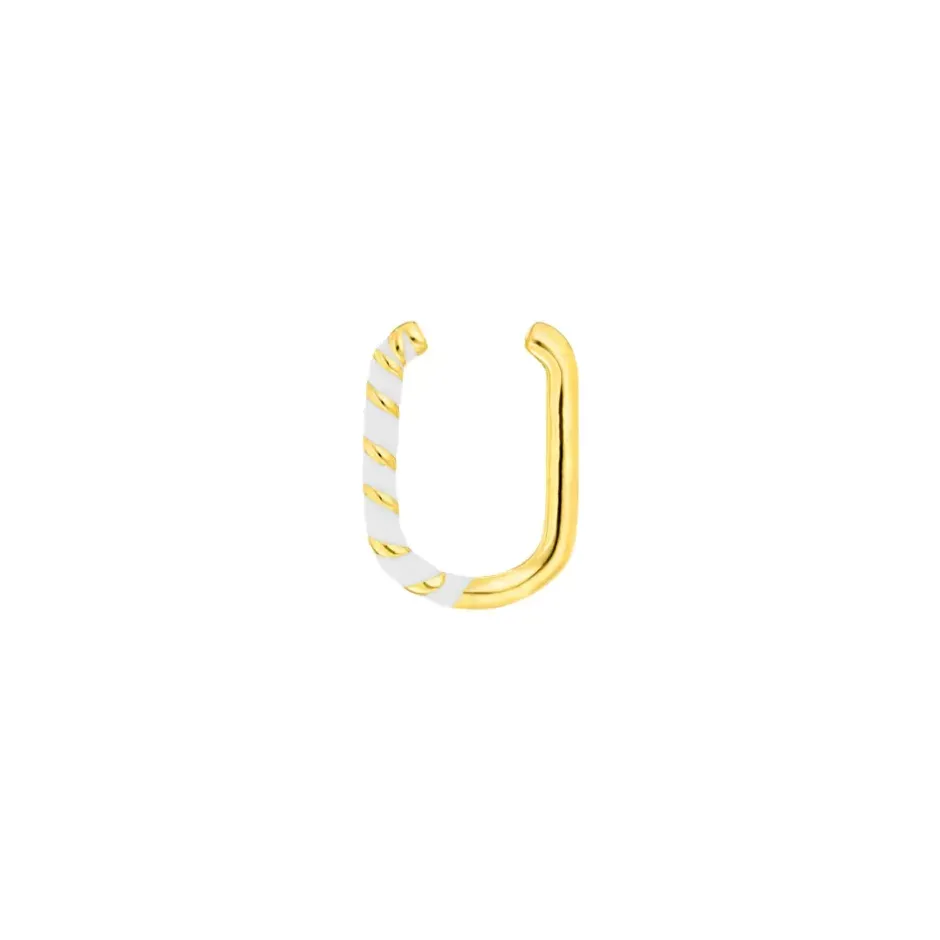 silber_earcuff_gelbgold_n_0.webp Silber Earcuff, Gelbgold, Neon Twist-LEAF Clearance