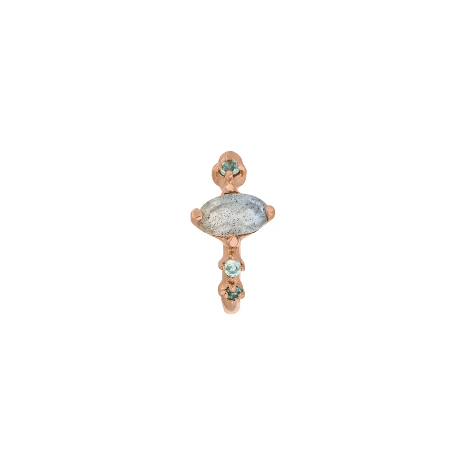 silber_earcuff_gorgeous_g_1-6.webp Silber Earcuff Gorgeous Gems, Labradorit, Rosegold-LEAF Clearance
