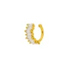 Silber Earcuff, ICE CUBE, Gelbgold-LEAF Sale