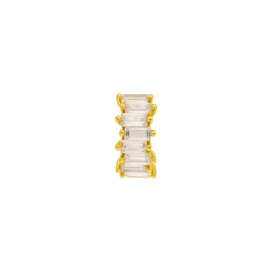 silber_earcuff_ice_cube_g_1.webp Silber Earcuff, ICE CUBE, Gelbgold-LEAF Sale