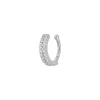 Silber Earcuff, Zirkonia-LEAF Clearance