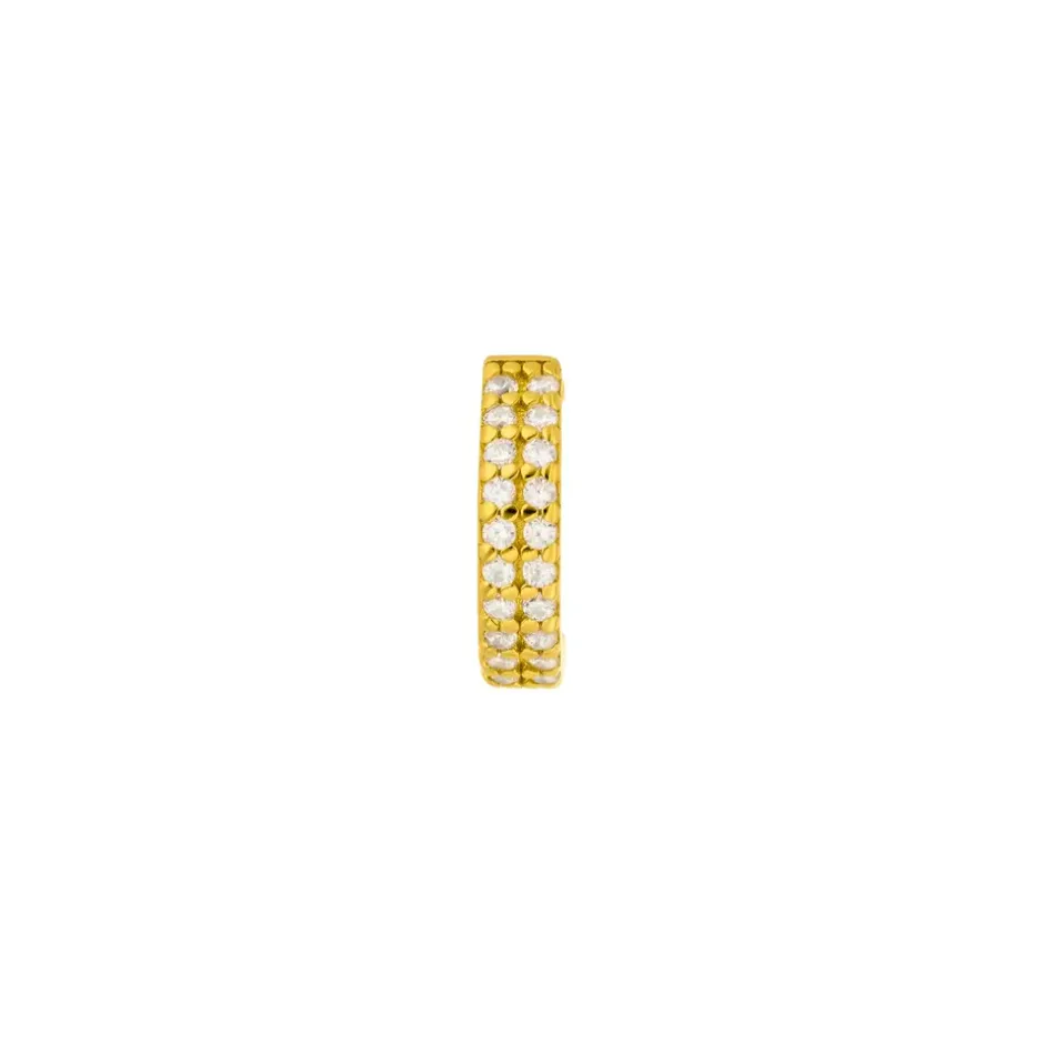 silber_earcuff_zirkonia_g_2.webp Silber Earcuff, Zirkonia, Gelbgold-LEAF Fashion