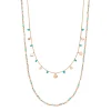 Silber Necklace Set "Ocean Dream", Rosegold-LEAF Online