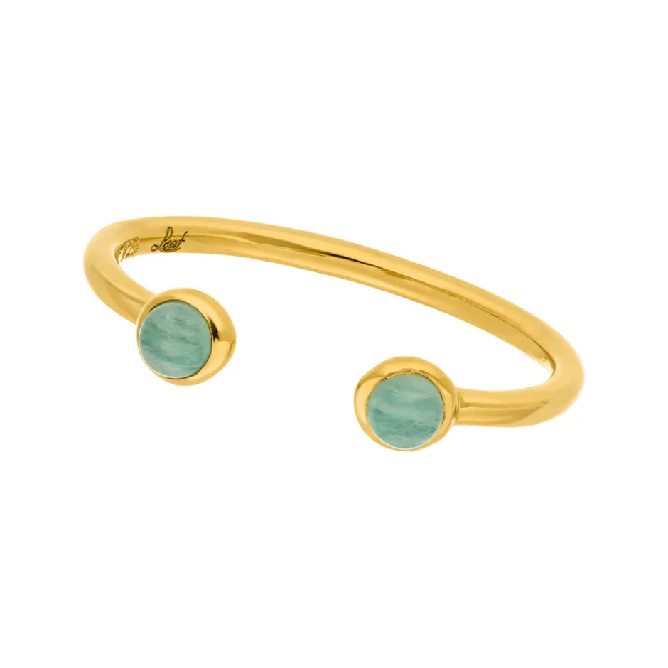 silber_open_ring_amazonit_0-1.webp Silber Open Ring, Amazonit, Gelbgold-LEAF Online