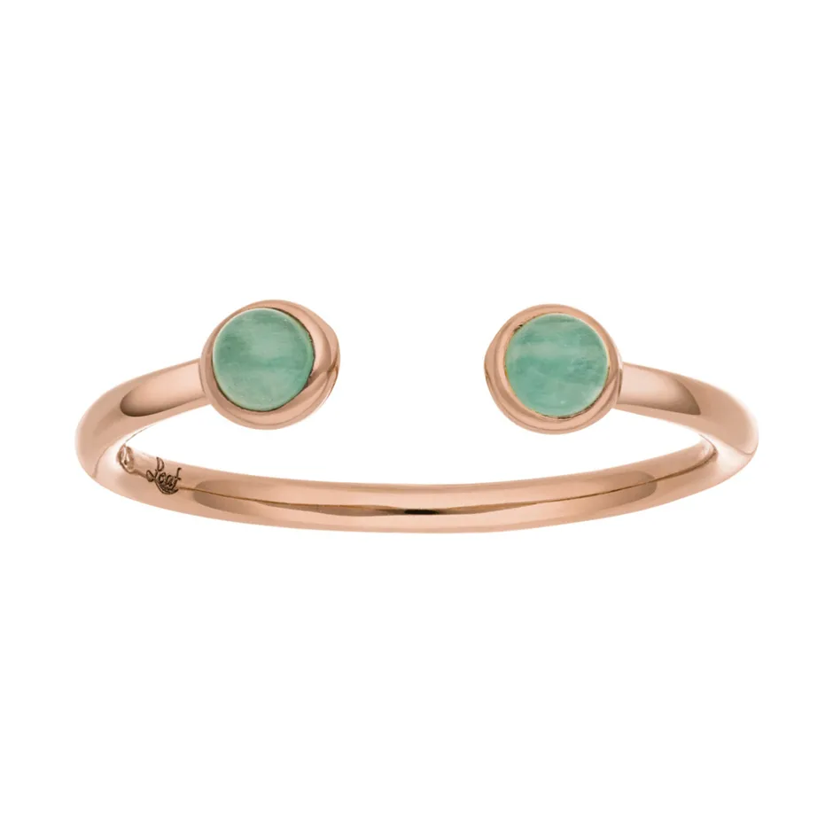 silber_open_ring_amazonit_1-2.webp Silber Open Ring, Amazonit, Rosegold-LEAF Outlet