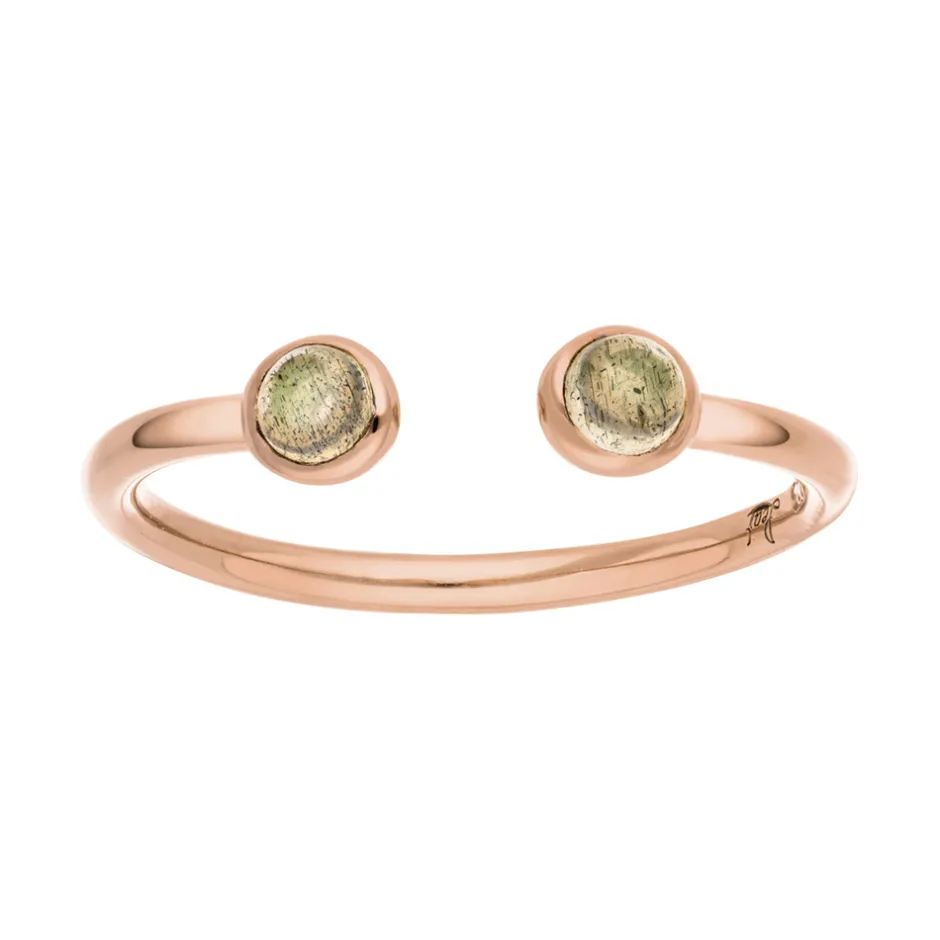 silber_open_ring_labrador_1-2.webp Silber Open Ring, Labradorit, Rosegold-LEAF New
