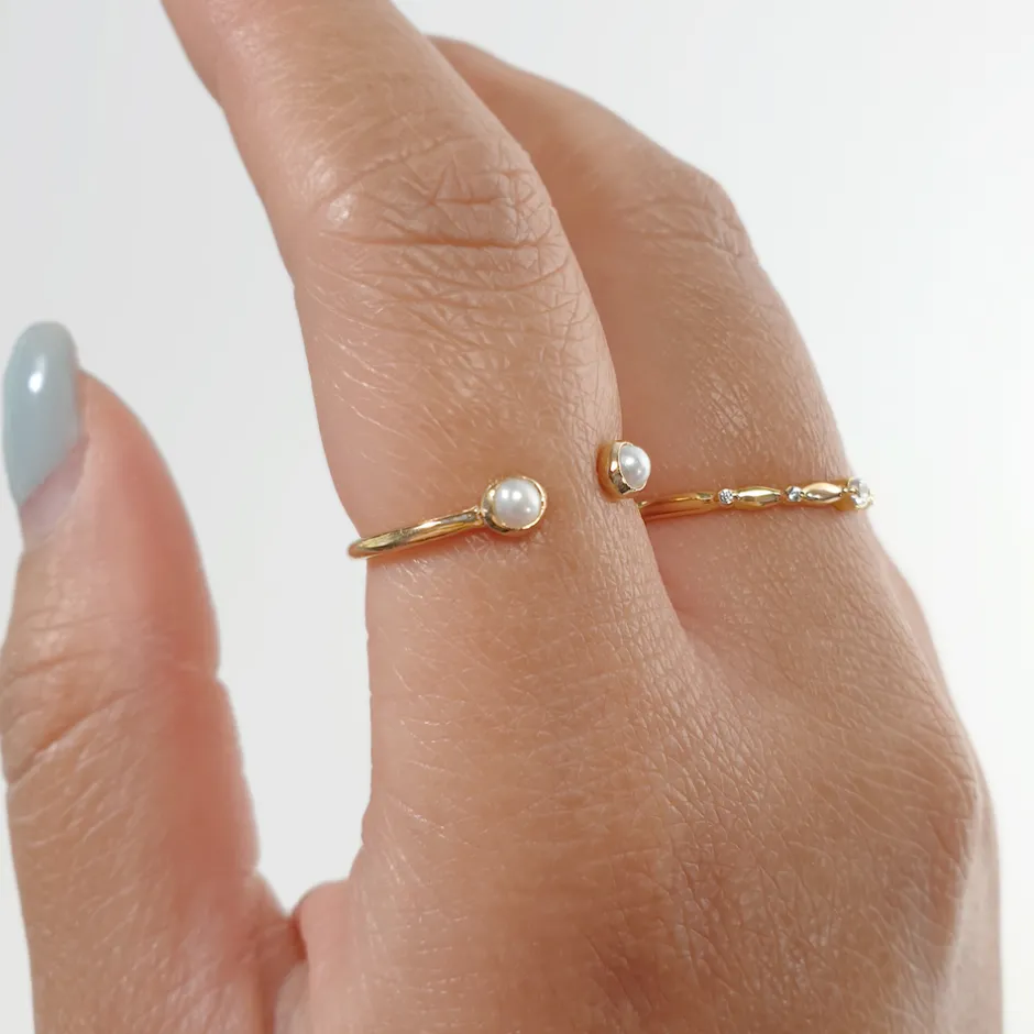 silber_open_ring_rosenqua_5-2.webp Silber Open Ring, Rosenquarz, Gelbgold-LEAF New