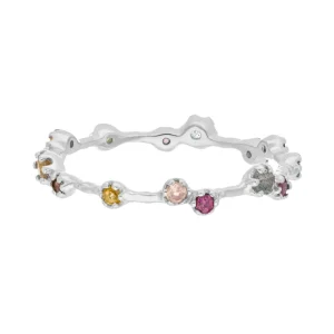 Silber Ring, Eternity Gems-LEAF Outlet