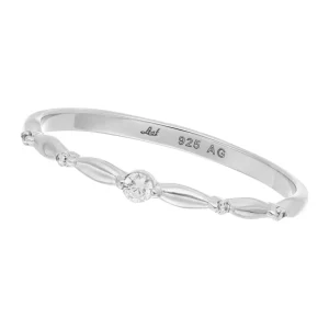 Silber Ring mit Zirkonia, GelbgoldSilber Ring mit Zirkonia, Gr.52-LEAF Fashion