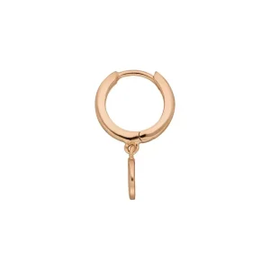Single Creole PLATELET, 18 K Rosegold vergoldet-LEAF Outlet