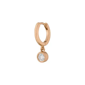 Single Creole PURE, 18 K Rosegold vergoldet-LEAF Discount