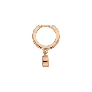 Single Creole PURE, 18 K Rosegold vergoldet-LEAF Discount