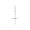 Single Creole SPARKLE CROSS, 925 Sterlingsilber-LEAF Online