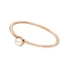 Stacking Ring, Perle, 3mm, 18 K Roségold vergoldet-LEAF Sale