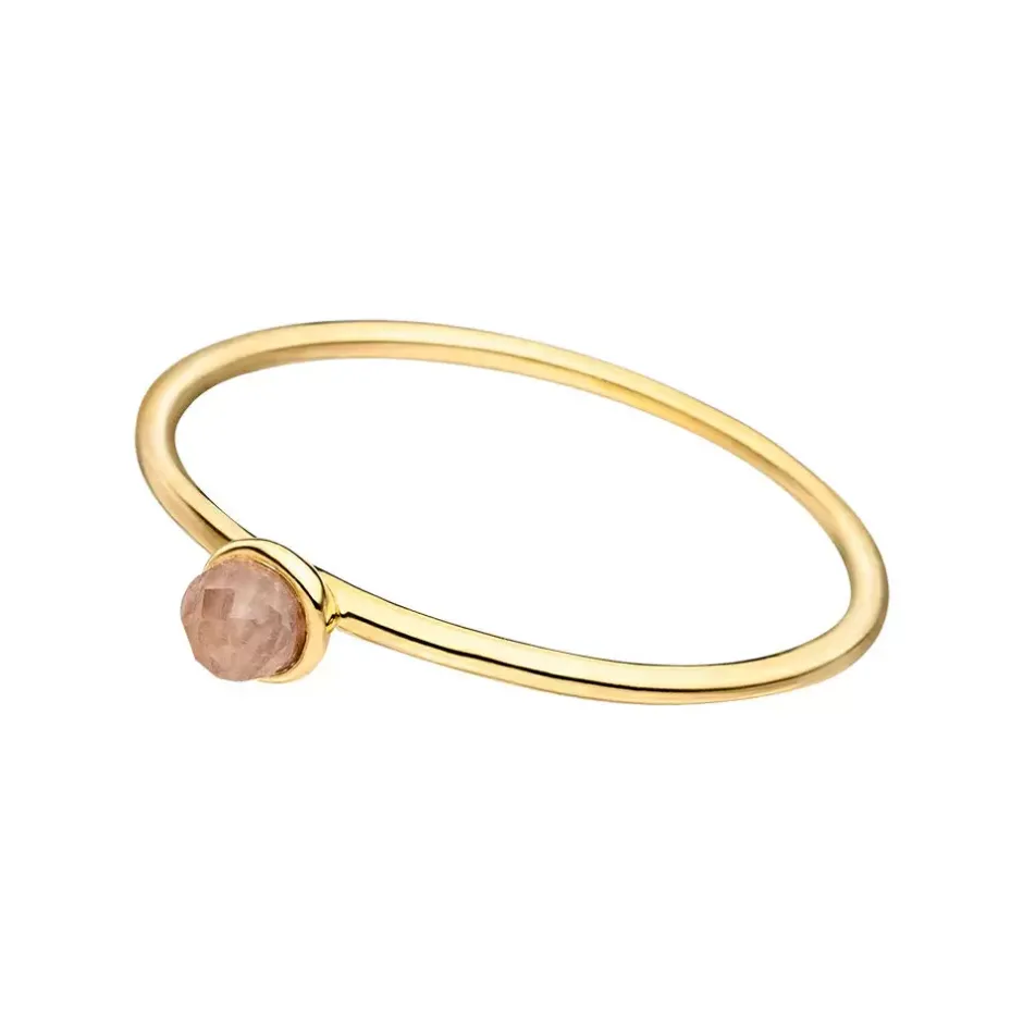 stacking_ring_rosenquarz__0-1.webp Stacking Ring, Rosenquarz, 3mm, 18 K Gelbgold vergoldet-LEAF Best