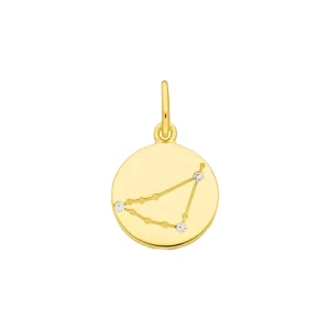 Steinbock ZODIAC SIGN, 18 Karat Gelbgold vergoldet-LEAF Clearance