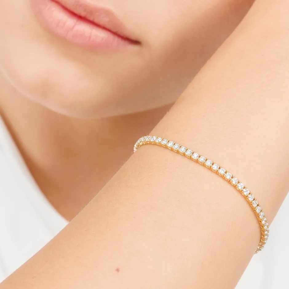 tennisarmband_mit_diamant_2-1.webp Tennisarmband mit Diamanten, 18 Karat Gelbgold, 3.42ct, 17.0cm-LEAF Sale