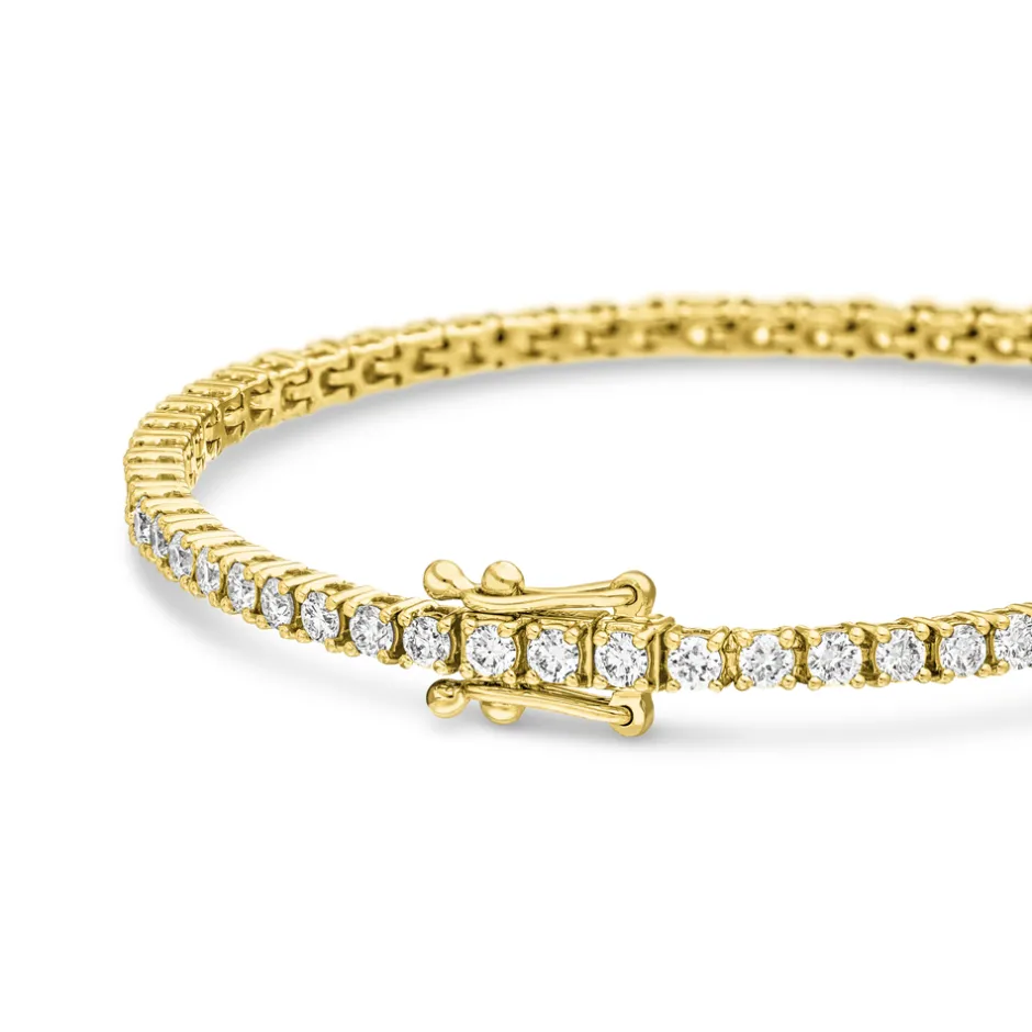 tennisarmband_mit_diamant_5.webp Tennisarmband mit Diamanten, 18 Karat Gelbgold, 1.99ct-LEAF Fashion