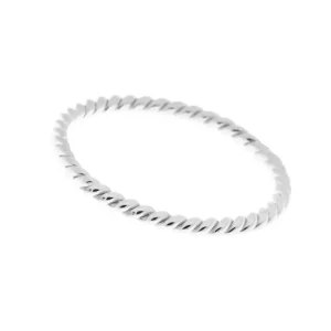 Twist Ring, 925 Sterlingsilber, Größe 50-LEAF New
