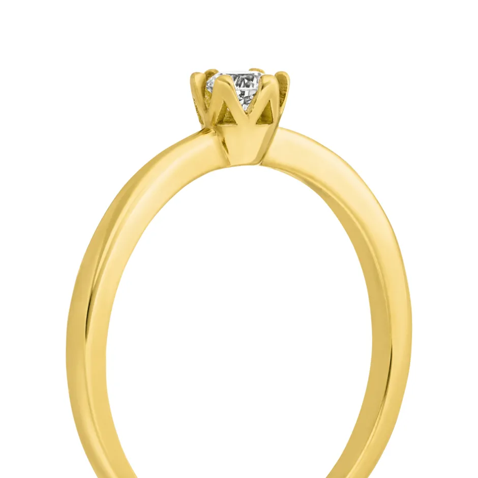 verlobungsring_classic_so_1-4.webp Verlobungsring Classic Solitair 0,14ct, 14 Karat Gelbgold-LEAF Online