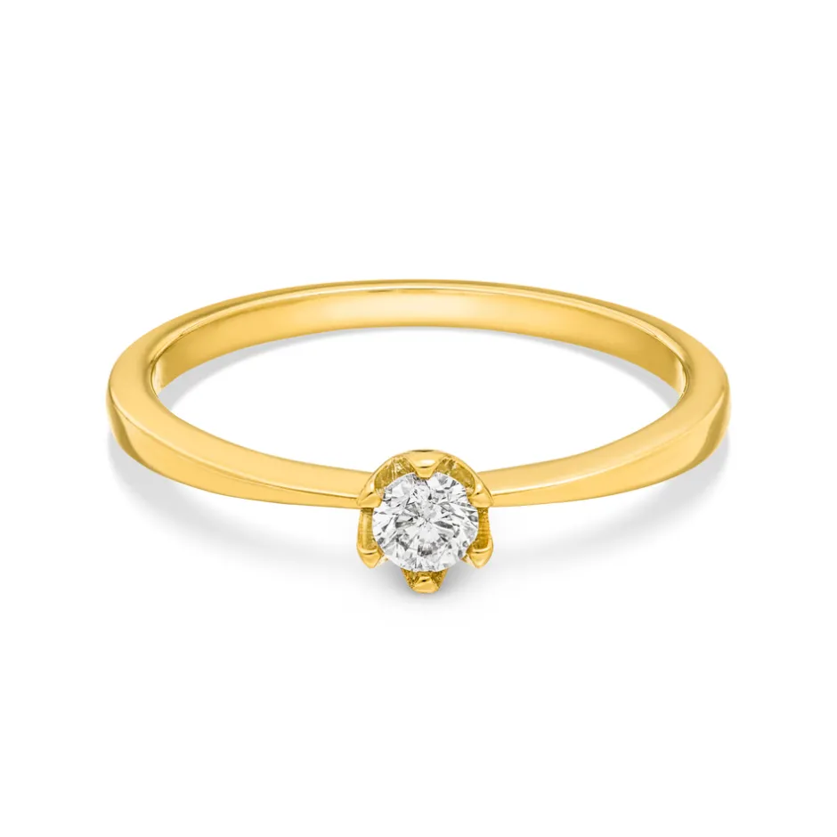 verlobungsring_classic_so_2-4.webp Verlobungsring Classic Solitair 0,14ct, 14 Karat Gelbgold-LEAF Online