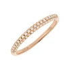 Verlobungsring DAZZLE mit Diamanten, 14 Karat Rosegold-LEAF Sale