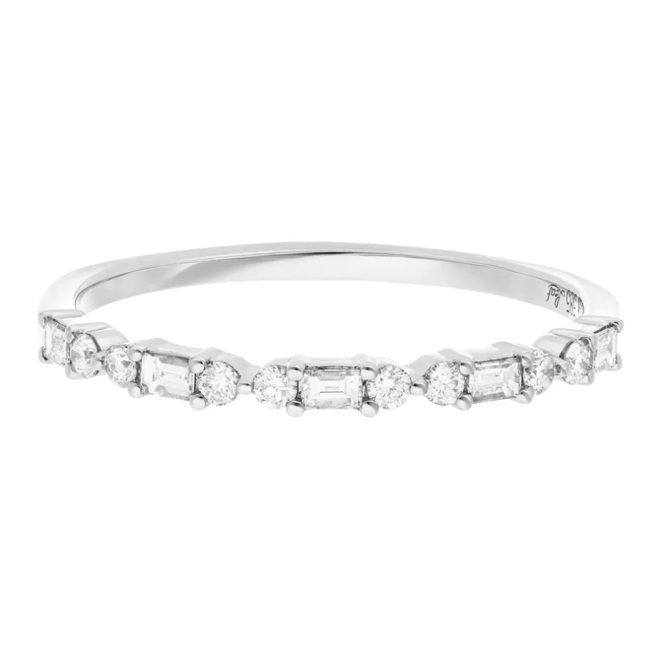 verlobungsring_mit_baguet_4-2.webp Verlobungsring mit Baguette Diamanten, 14 Karat Weißgold-LEAF Clearance