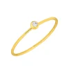 Verlobungsring MY FIRST DIAMOND, 14 Karat Gelbgold-LEAF Hot