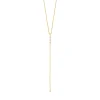 Y-Halskette ICE CUBE, 18 Karat Gelbgold vergoldet-LEAF Clearance